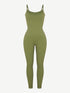 Wholesale High Stretchy Seamless Tummy Control Jumpsuit Removable cup pads